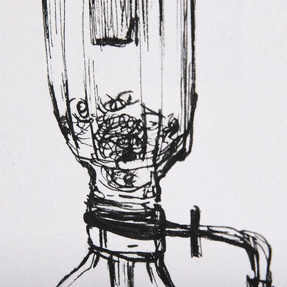 Mercana - Siphon Coffee Maker by Mercana Studio a Hand Embellished Textured Canvas - 102439-L view 7