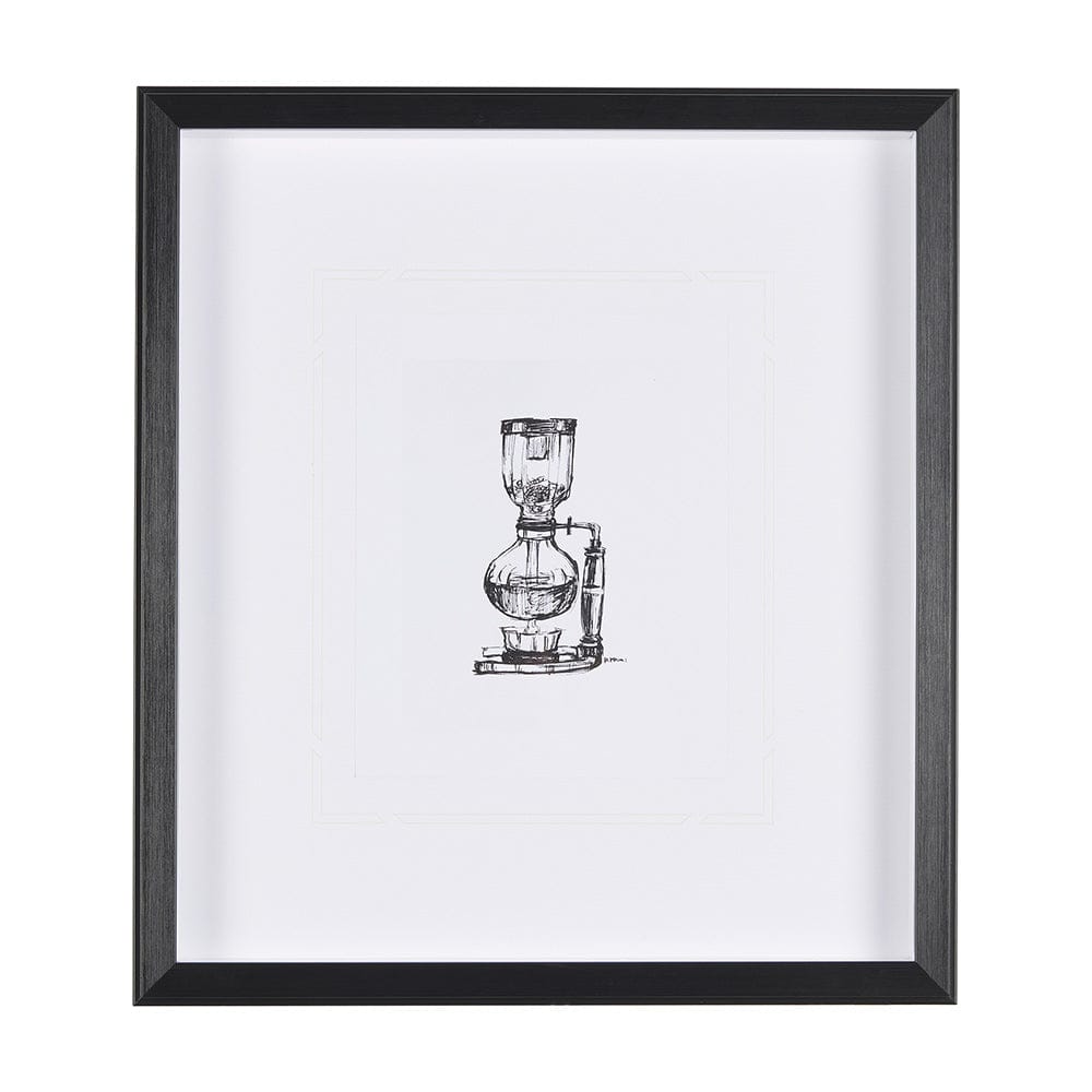 Mercana - Siphon Coffee Maker by Simeng a Framed Art Print Matted under Glass - 14690 view 1