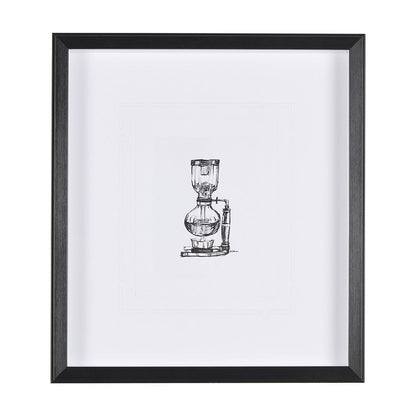 Mercana - Siphon Coffee Maker by Simeng a Framed Art Print Matted under Glass - 14690 view 1