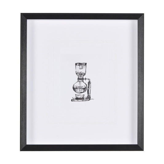 Mercana - Siphon Coffee Maker by Simeng a Framed Art Print Matted under Glass - 14690 view 1