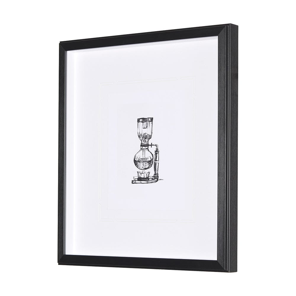 Mercana - Siphon Coffee Maker by Simeng a Framed Art Print Matted under Glass - 14690 view 2