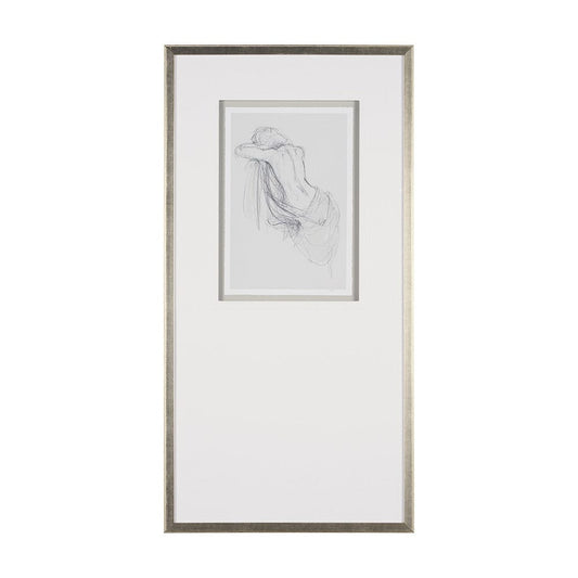 Mercana - Sitting Model III by Mercana Studio a Hand Embellished Framed Art Print Matted under Glass - 15567 view 1