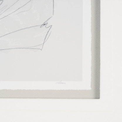 Mercana - Sitting Model III by Mercana Studio a Hand Embellished Framed Art Print Matted under Glass - 15567 view 6