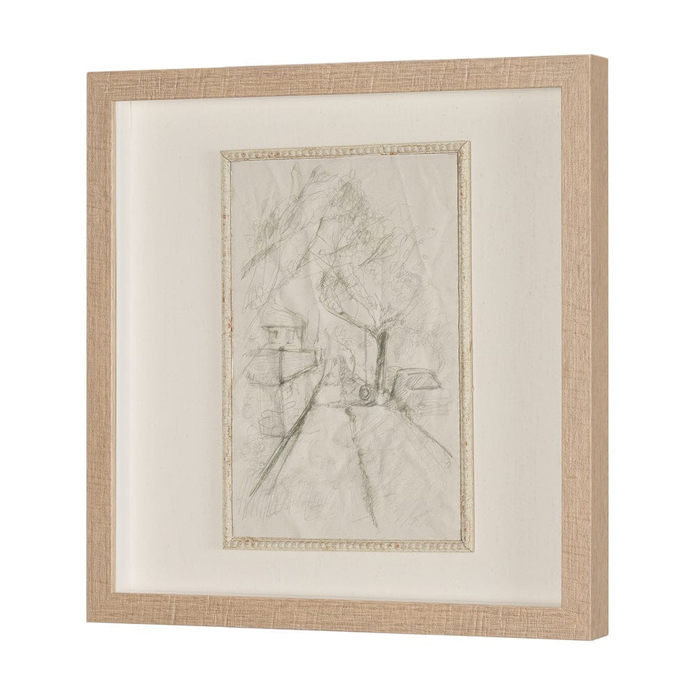 Mercana - Sketch Collection Set of 9 by Mercana Studio a Hand Embellished Framed Art Print Matted under Glas - 15612 view 2