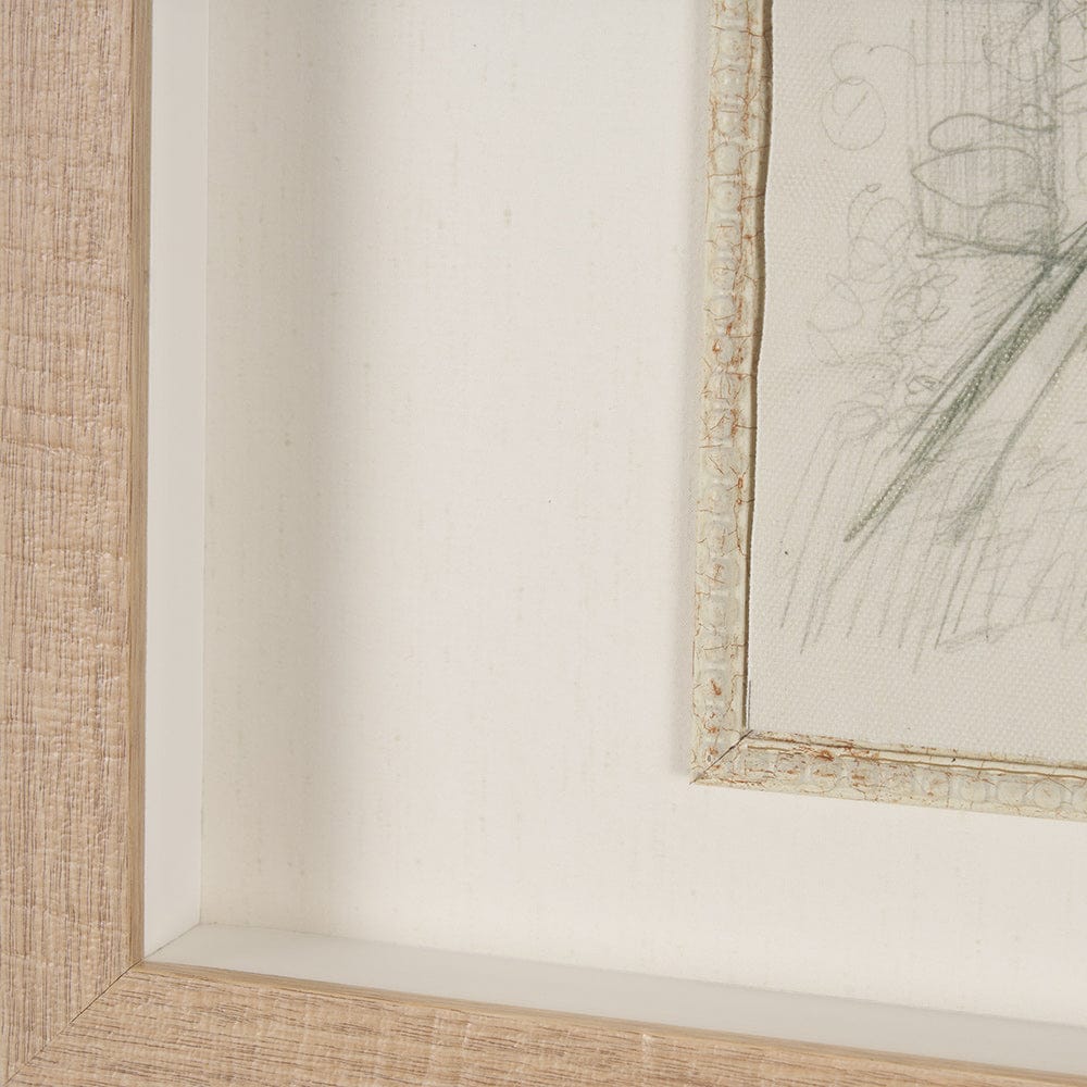 Mercana - Sketch Collection Set of 9 by Mercana Studio a Hand Embellished Framed Art Print Matted under Glas - 15612 view 5