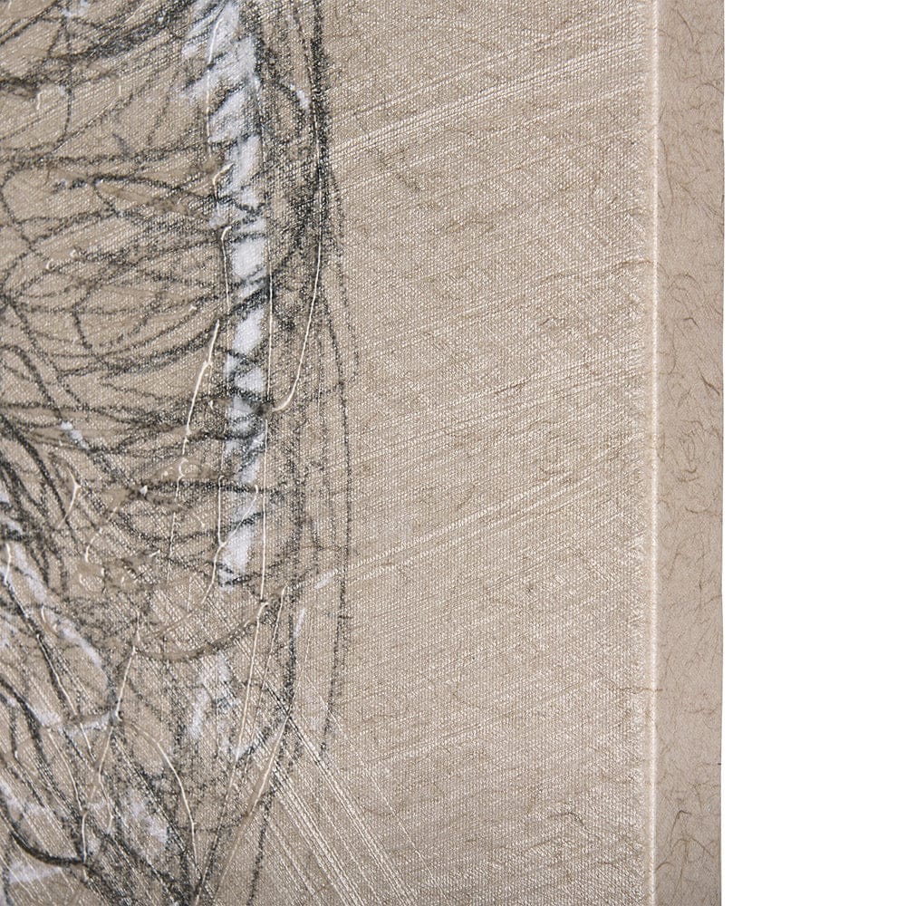 Mercana - Sketch of animal I Wild sheep by Mercana Studio a Hand Embellished Textured Canvas - 102350-L view 4