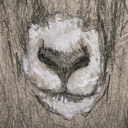 Mercana - Sketch of animal I Wild sheep by Mercana Studio a Hand Embellished Textured Canvas - 102350-L view 6