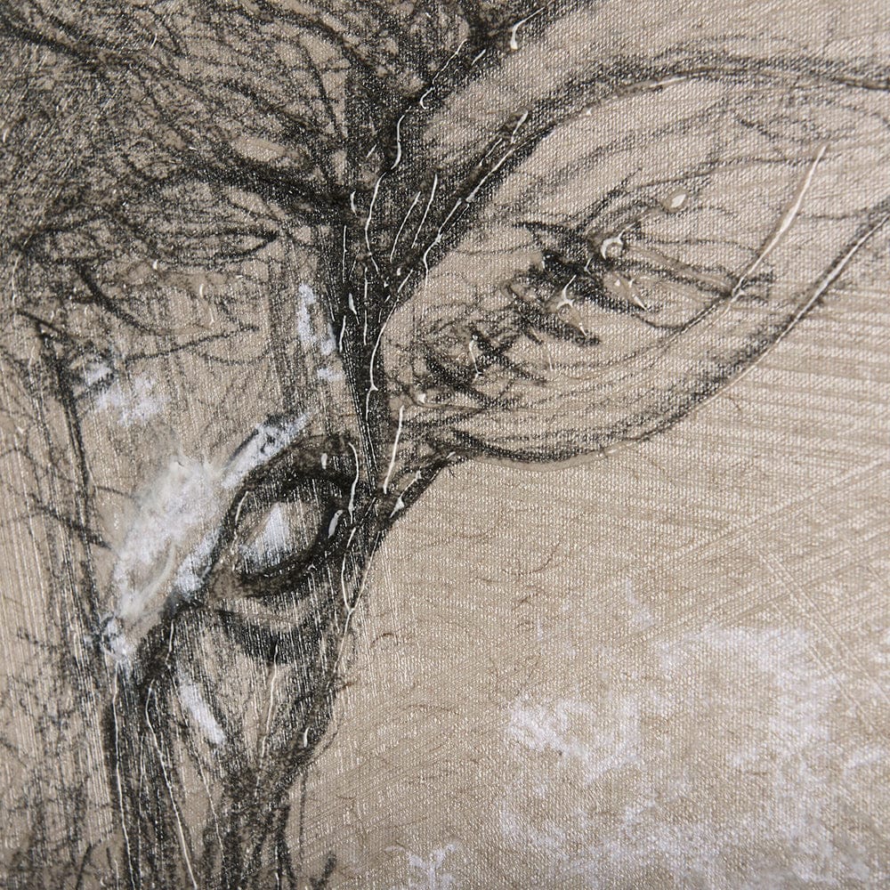 Mercana - Sketch of animal I Wild sheep by Mercana Studio a Hand Embellished Textured Canvas - 102350-L view 7