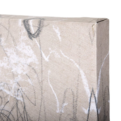 Mercana - Sketch of animal II Caribou by Mercana Studio a Hand Embellished Textured Canvas - 102351-L view 3