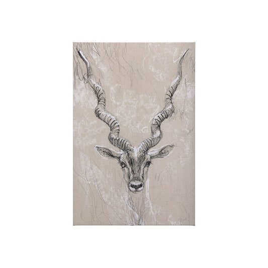 Mercana - Sketch of animal III Antelope by Mercana Studio a Hand Embellished Textured Canvas - 102352-S view 1