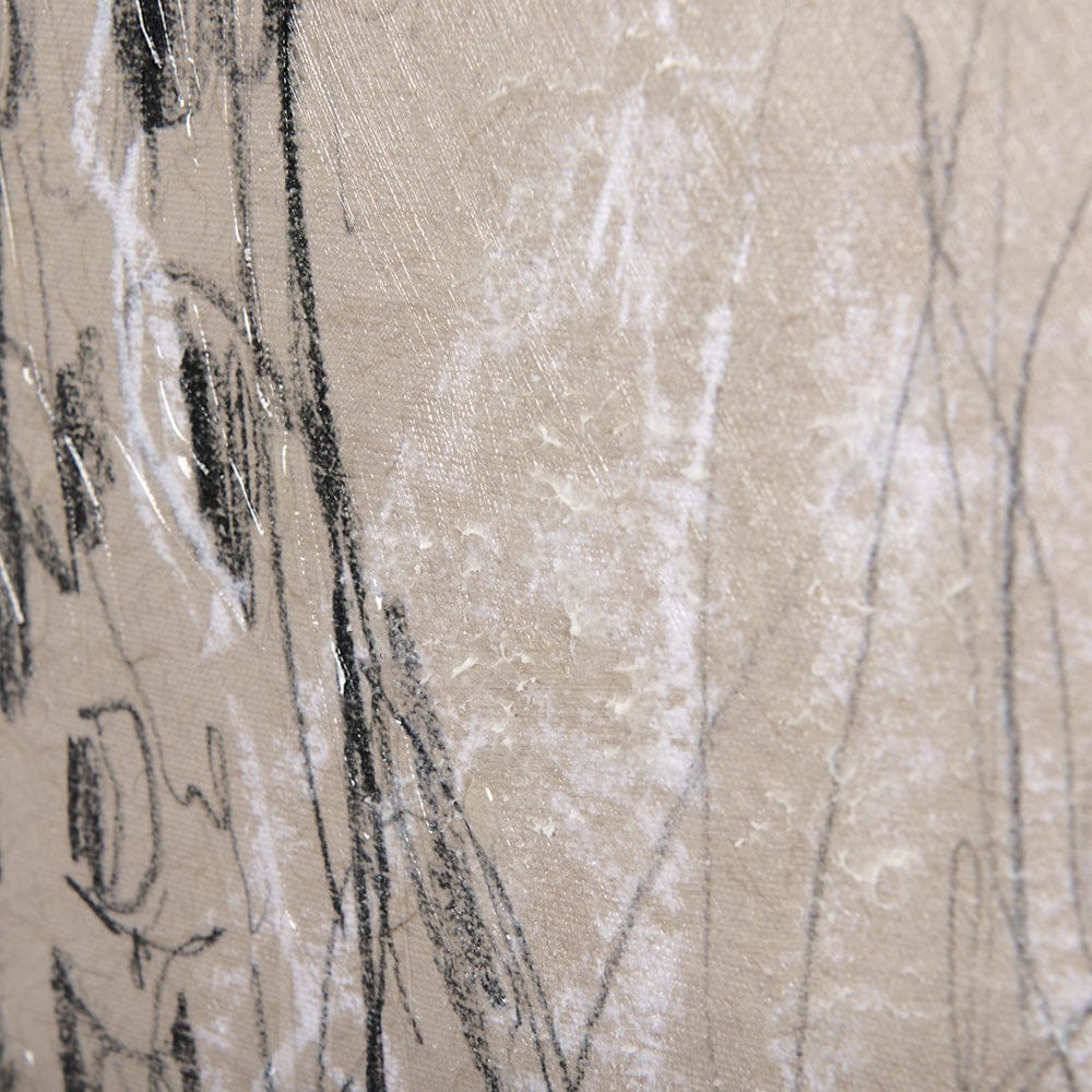 Mercana - Sketch of animal IV Giraffe by Mercana Studio a Hand Embellished Textured Canvas - 102353-L view 6