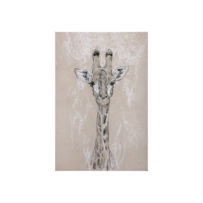 Mercana - Sketch of animal IV Giraffe by Mercana Studio a Hand Embellished Textured Canvas - 102353-S view 1