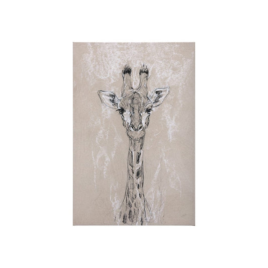 Mercana - Sketch of animal IV Giraffe by Mercana Studio a Hand Embellished Textured Canvas - 102353-S view 1