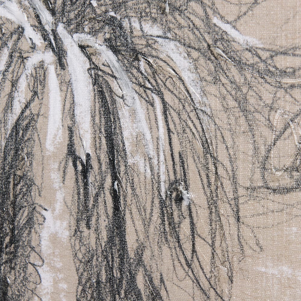 Mercana - Sketch of animal V Goat by Mercana Studio a Hand Embellished Textured Canvas - 102354-L view 6