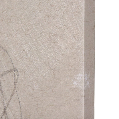 Mercana - Sketch of animal VII Horse by Mercana Studio a Hand Embellished Textured Canvas - 102356-L view 4