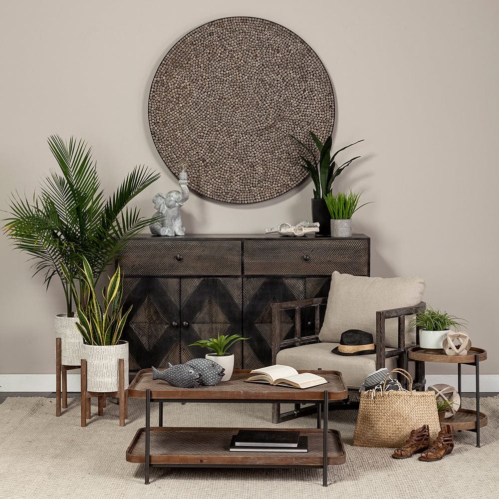 Mercana - Skylar I Cream Fabric Covered Cushioned Demi-Lune Wooden Frame Accent Chair - 67514 view 7