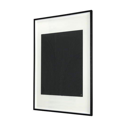 Mercana - Slate I by Studio M a handmade Original Framed Artwork under Glass - 14959 view 2