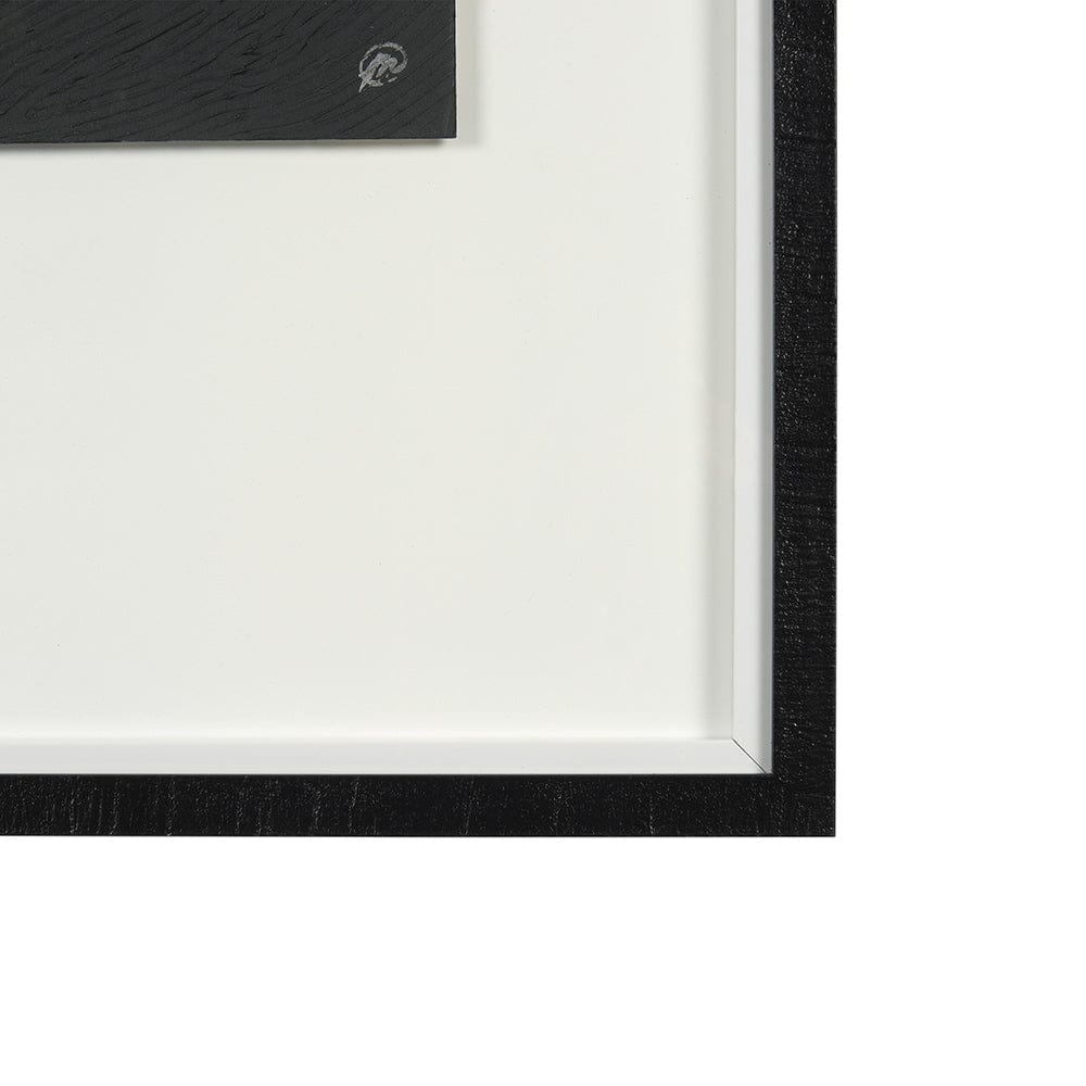 Mercana - Slate II by Studio M a handmade Original Framed Artwork under Glass - 14960 view 3