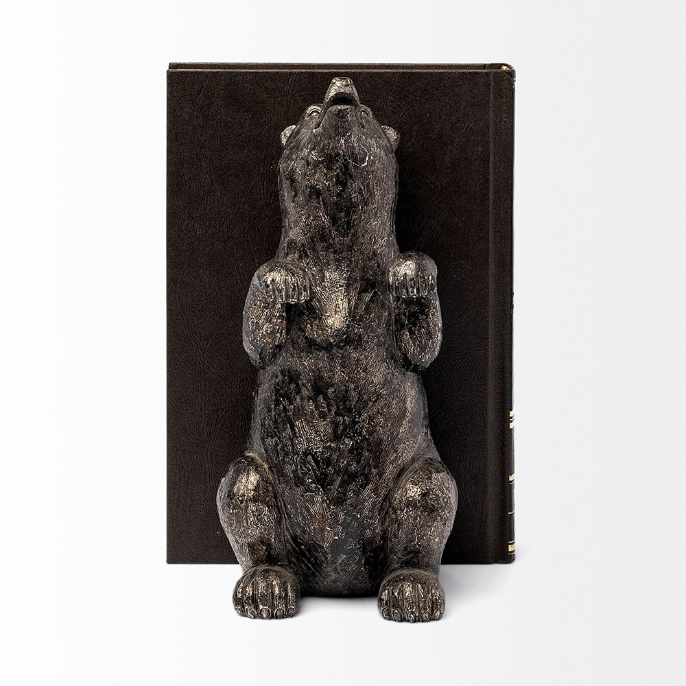 Mercana - Sleuth 9L x 8W Grizzly Bear Bookends (Set of 2) - 68069 view 7