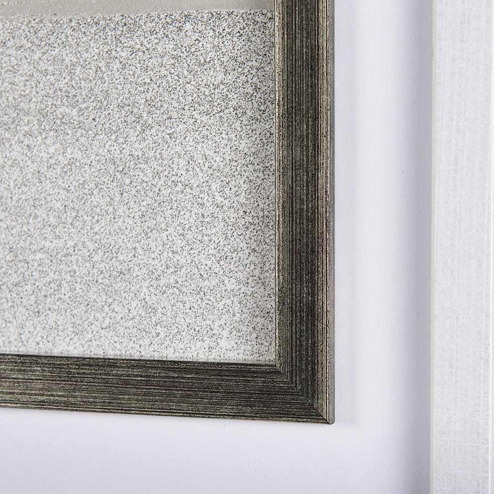 Mercana - Social by Mercana Studio a Hand Embellished Textured Framed Art Print Matted under Glass - 14540 view 6