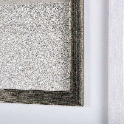Mercana - Social by Mercana Studio a Hand Embellished Textured Framed Art Print Matted under Glass - 14540 view 6
