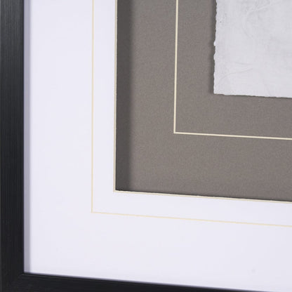 Mercana - Soft Blue Botanoicals IV by Mercana Studio Hand Embellished Framed Art Print Matted under Glass - 13967 view 8