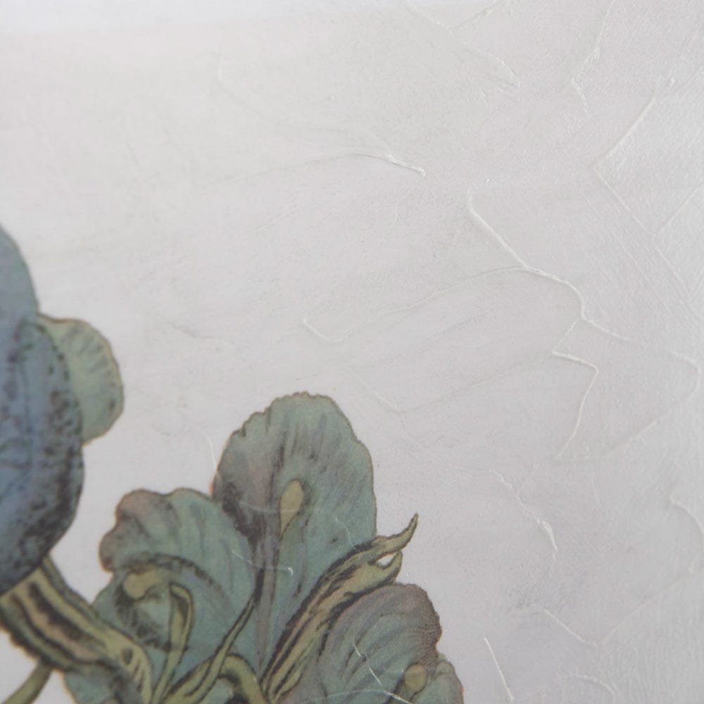 Mercana - Soft Blue Botanoicals V by Mercana Studio Hand Embellished Framed Art Print Matted under Glass - 13968 view 4