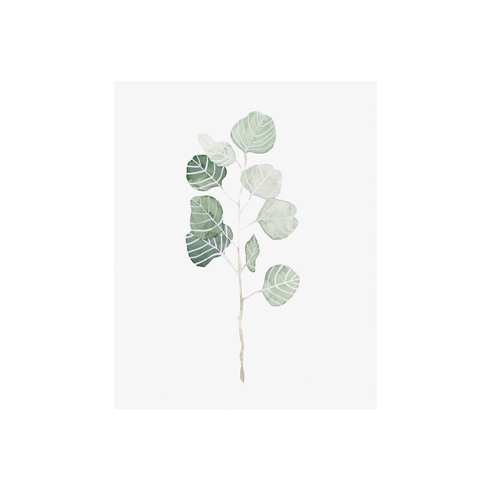 Mercana - Soft Eucalyptus Branch I by Emma Scarvey a Hand Embellished Textured Canvas - 101761-S view 1