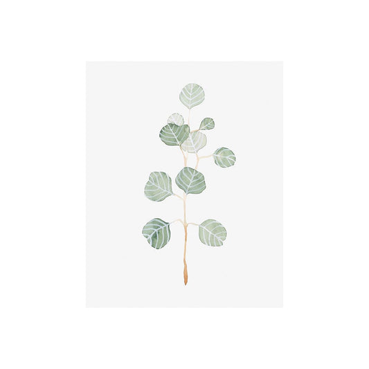 Mercana - Soft Eucalyptus Branch II by Emma Scarvey a Hand Embellished Textured Canvas - 101762-S view 1