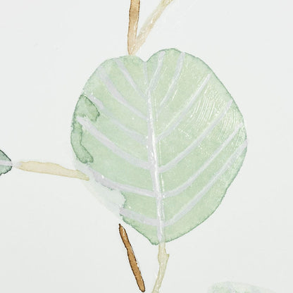 Mercana - Soft Eucalyptus Branch III by Emma Scarvey Hand Embellished Framed Art Print Matted under Glass - 13367 view 7