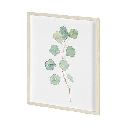 Mercana - Soft Eucalyptus Branch IV by Emma Scarvey Hand Embellished Framed Art Print Matted under Glass - 13368 view 2