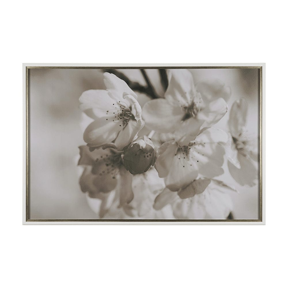 Mercana - Soft Petals I by Nancy Crowell a Hand Embellished Textured Framed Art Print Matted under Glass - 14765 view 1