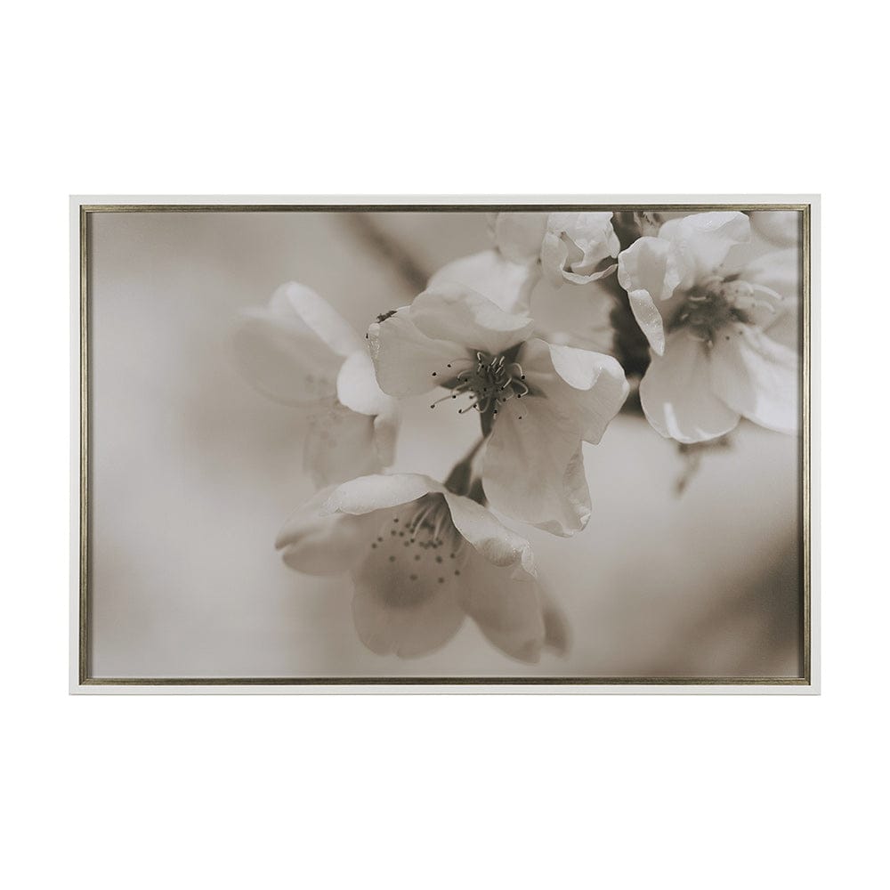 Mercana - Soft Petals II by Nancy Crowell a Hand Embellished Textured Framed Art Print Matted under Glass - 14766 view 1