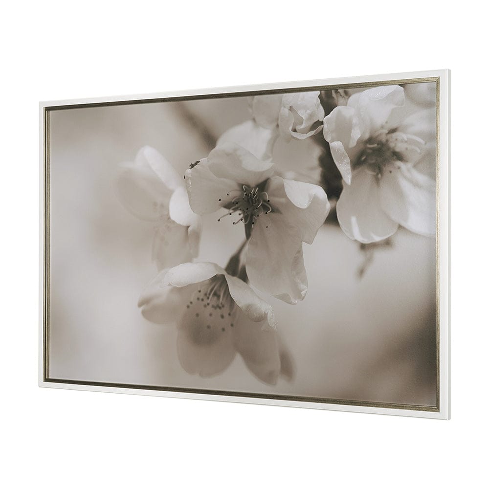 Mercana - Soft Petals II by Nancy Crowell a Hand Embellished Textured Framed Art Print Matted under Glass - 14766 view 3