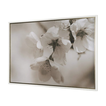 Mercana - Soft Petals II by Nancy Crowell a Hand Embellished Textured Framed Art Print Matted under Glass - 14766 view 3