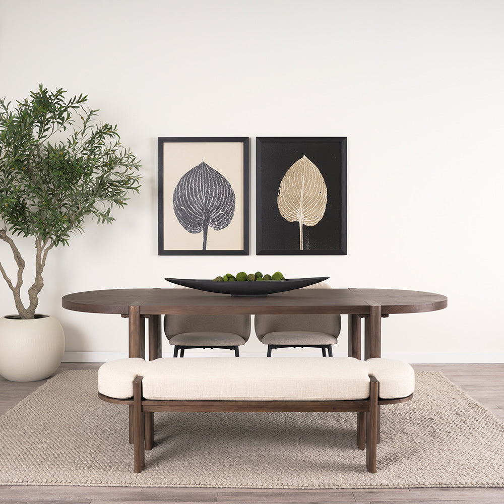 Mercana - Sohan Dark Elm Wood Oval Dining Table - 70853 view 10