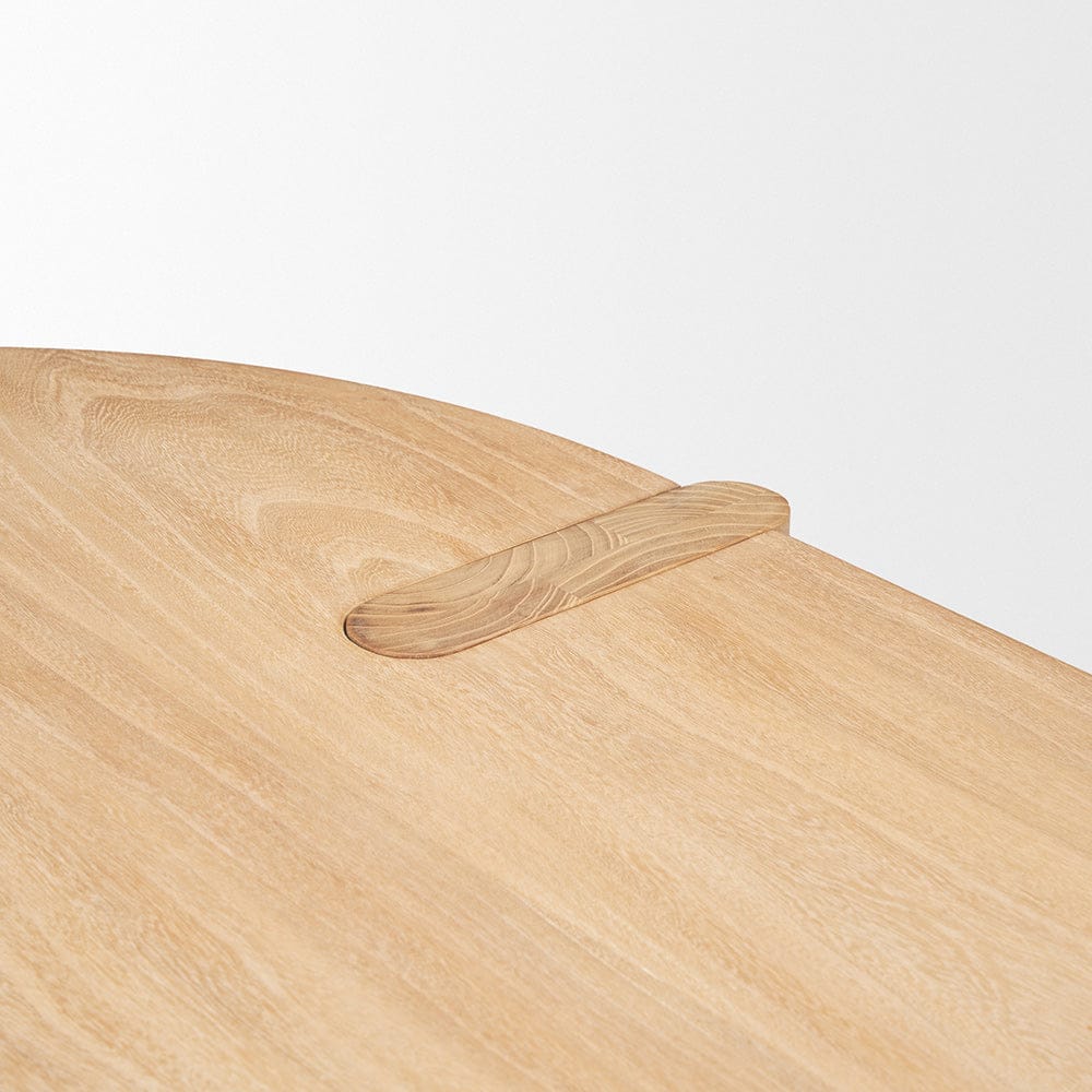 Mercana - Sohan Light Brown Wood Oval Dining Table - 70854 view 5