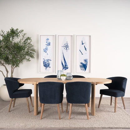 Mercana - Sohan Light Brown Wood Oval Dining Table - 70854 view 12