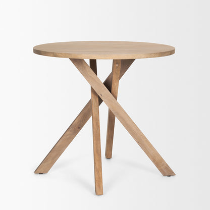 Mercana - Solana Light Brown Wood Foyer Table - 70626 view 2