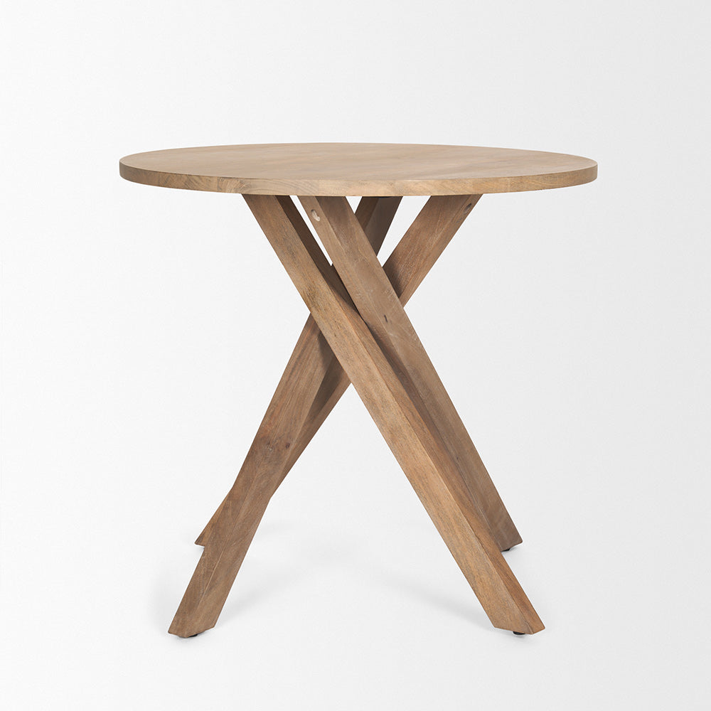 Mercana - Solana Light Brown Wood Foyer Table - 70626 view 3