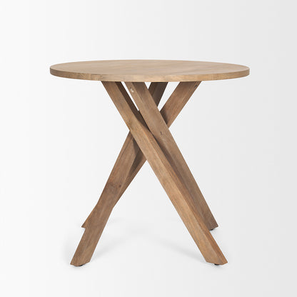 Mercana - Solana Light Brown Wood Foyer Table - 70626 view 3