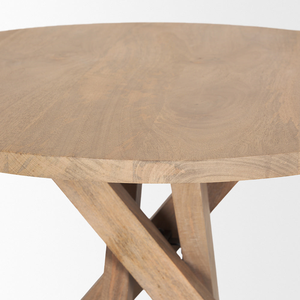 Mercana - Solana Light Brown Wood Foyer Table - 70626 view 4