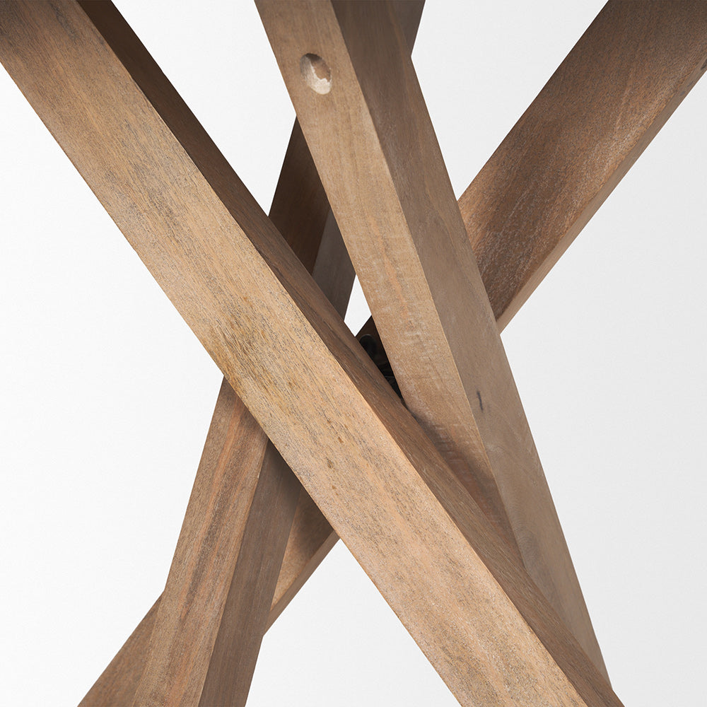 Mercana - Solana Light Brown Wood Foyer Table - 70626 view 5