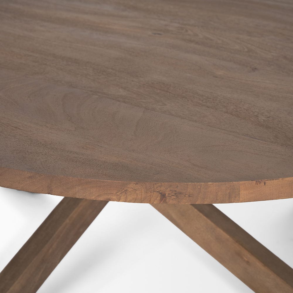Mercana - Solana Medium Brown Wood Coffee Table - 70624 view 4