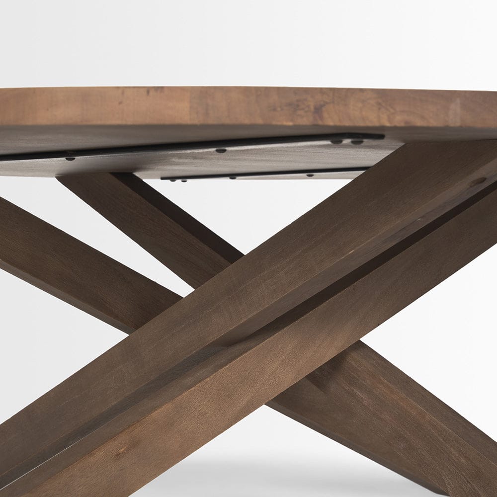 Mercana - Solana Medium Brown Wood Coffee Table - 70624 view 5