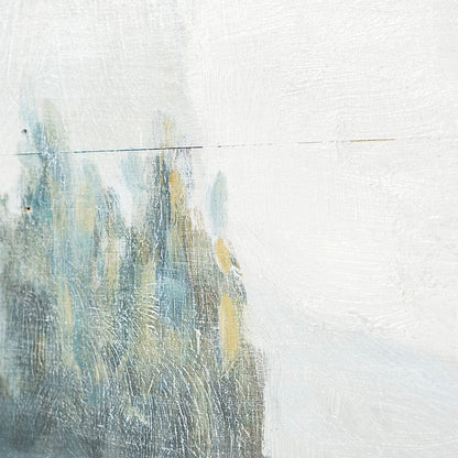 Mercana - Solitude 72x30 Canoe on the Lake Original Hand Painted on Wood Oil Painting - 68352 view 3