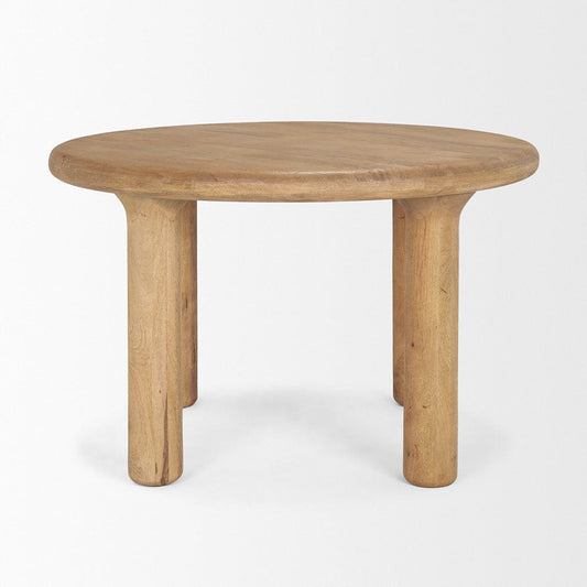 Mercana - Soma 48" Light Brown Acacia Wood Round Dining Table - 70884-AB view 2