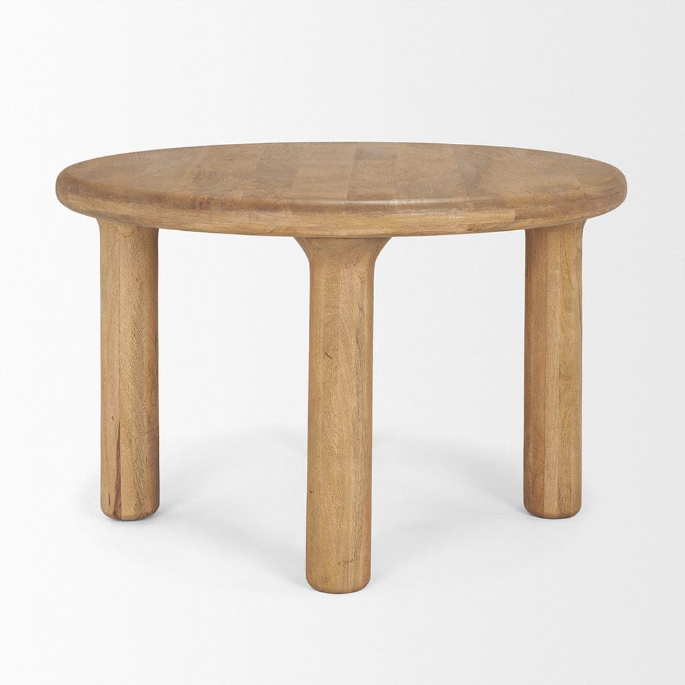 Mercana - Soma 48" Light Brown Acacia Wood Round Dining Table - 70884-AB view 3