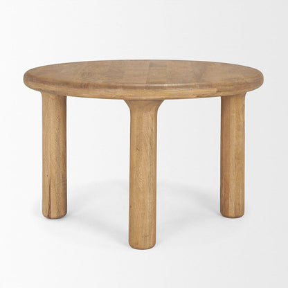 Mercana - Soma 48" Light Brown Acacia Wood Round Dining Table - 70884-AB view 3