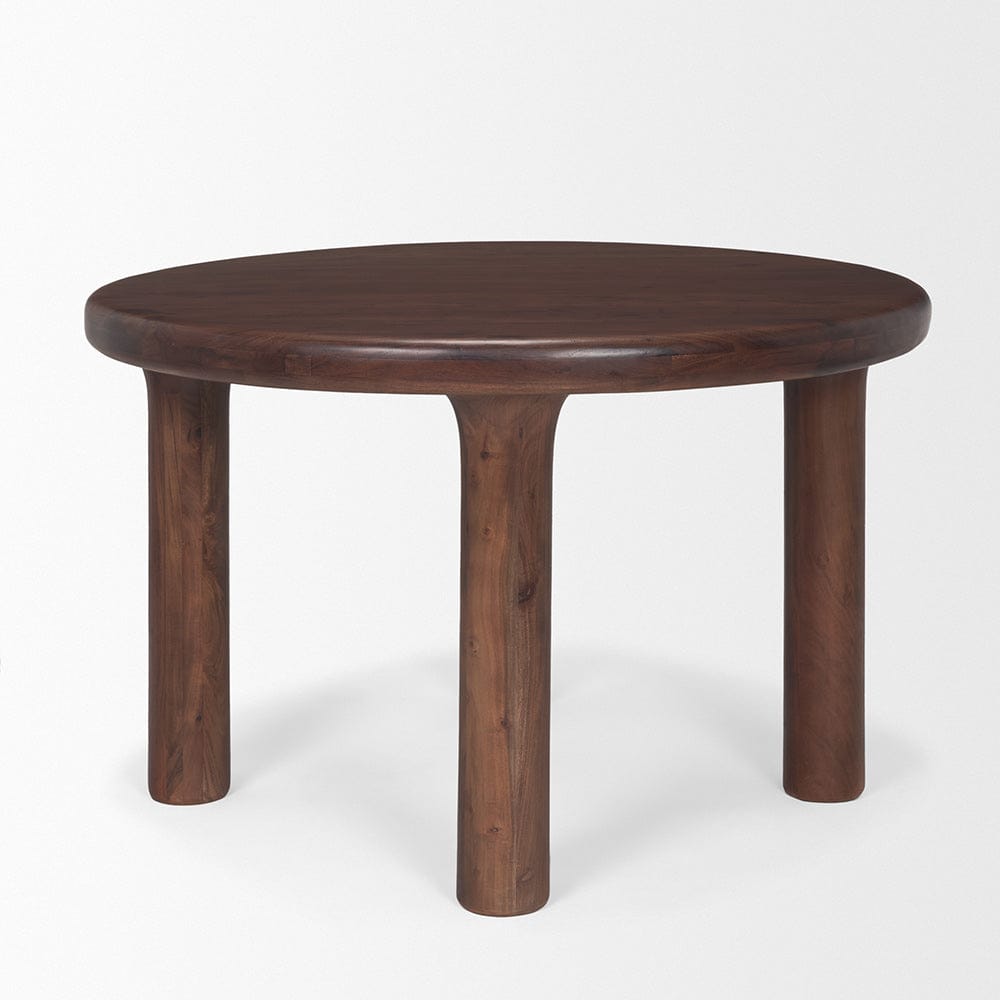Mercana - Soma 48" Red Brown Acacia Wood Round Dining Table - 70874-AB view 3